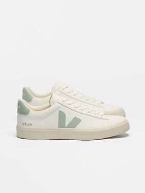Veja Campo Leather Sneakers Sz 39/ 8 in Extra White / Matcha